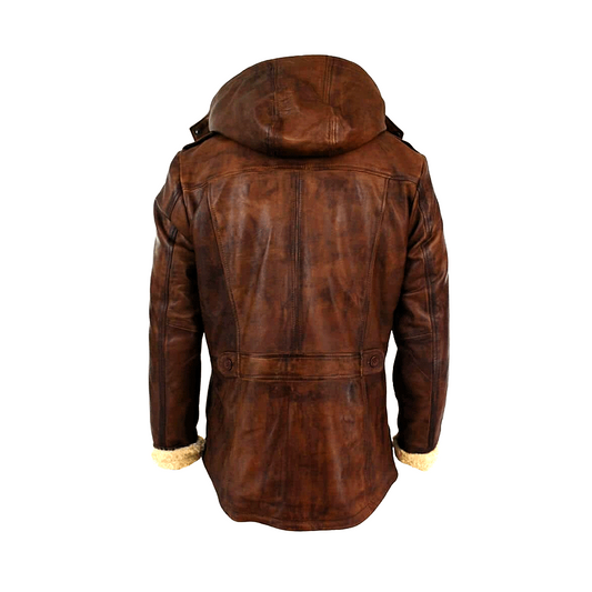 Unisex Brown Shearling Jacket