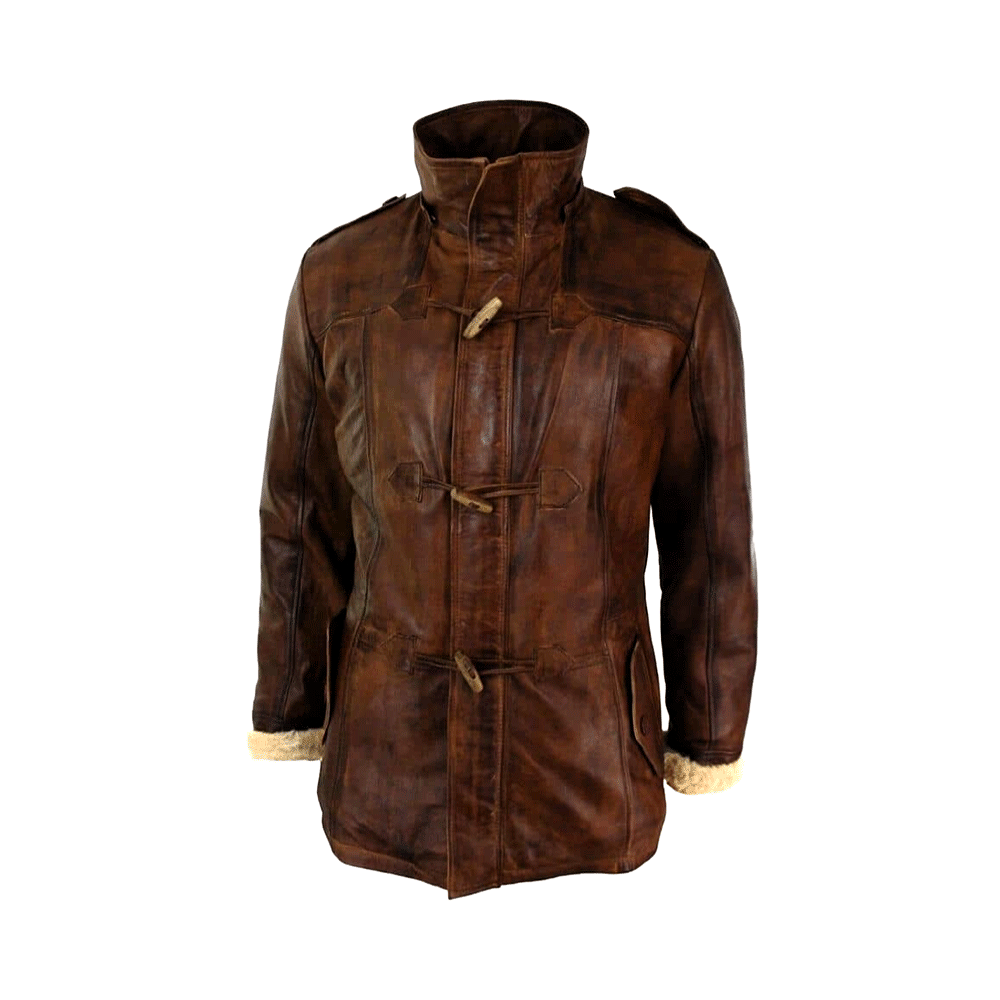 Unisex Brown Shearling Jacket