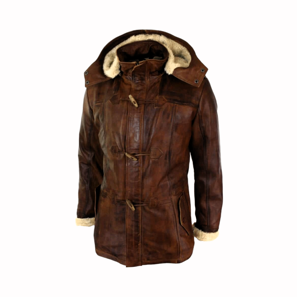 Unisex Brown Shearling Jacket