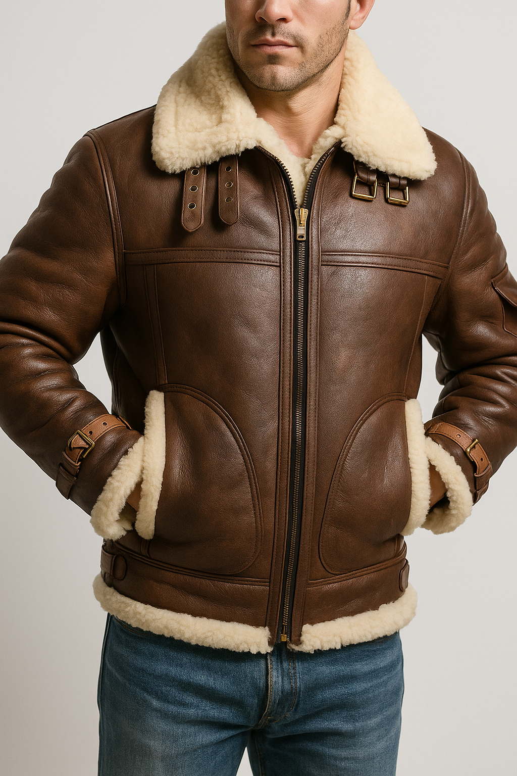 Men’s Fur & Shearling leather jackets