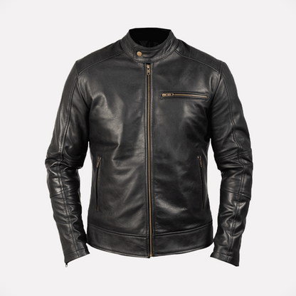 Mens Black Leather Jacket
