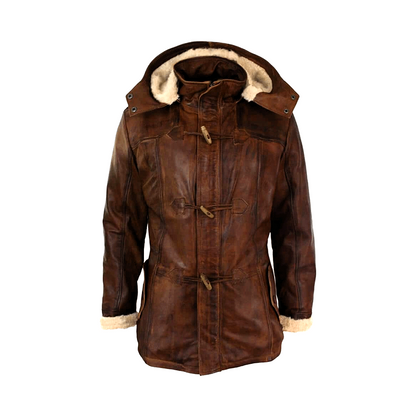 Unisex Brown Shearling Jacket