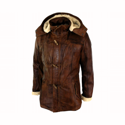 Unisex Brown Shearling Jacket